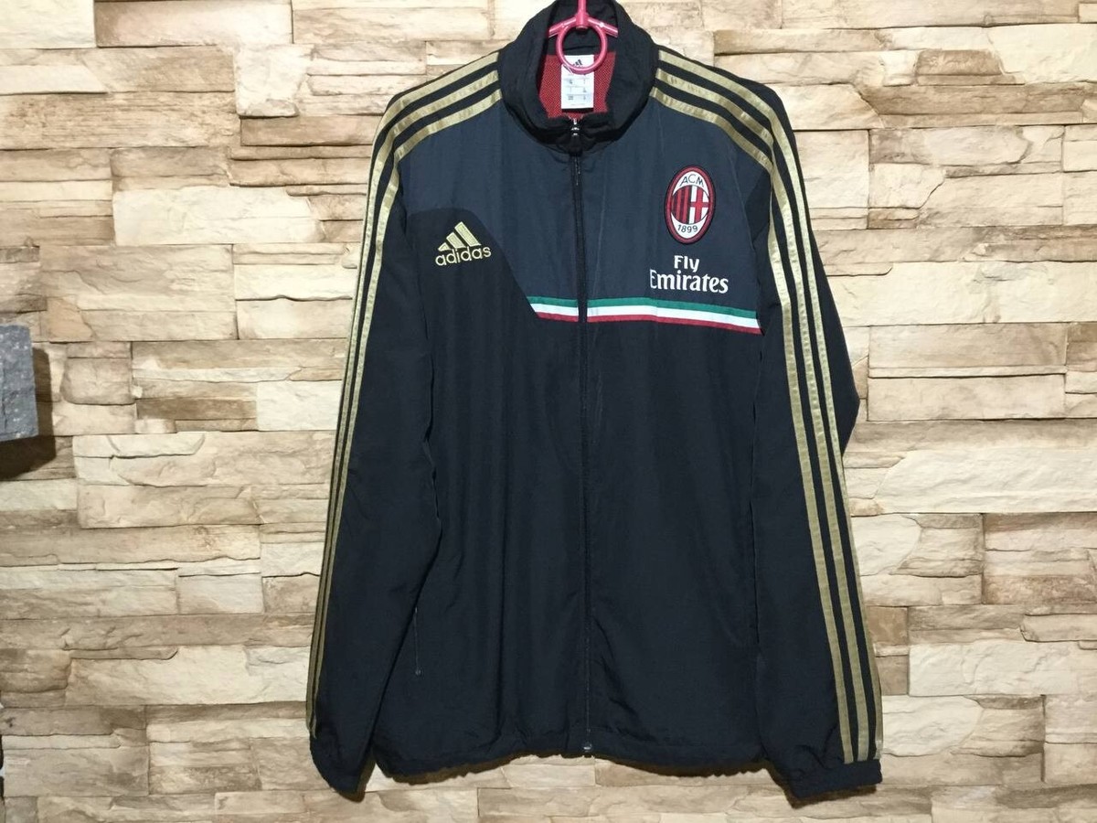 AC MILAN 2013 2014 FOOTBALL SOCCER TRACK JACKET ADIDAS G73014 Sz M