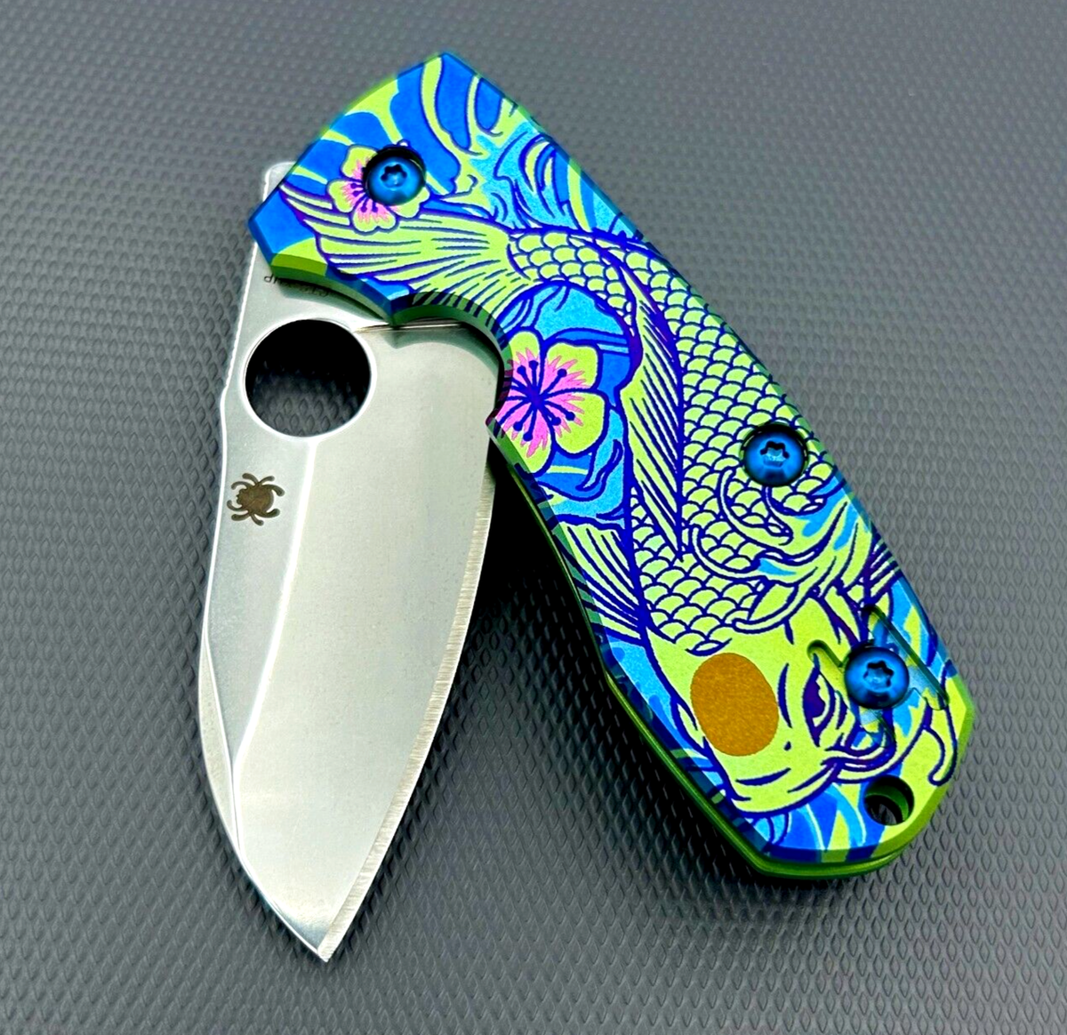 Spyderco C158TIP2 Techno 2 ~ Marcin Slysz P.E. Knife CTS-XHP KOI