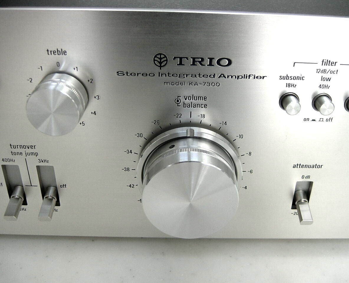 TRIO トリオ プリメインアンプ KA-7300 インテグレーテッドアンプ 左右