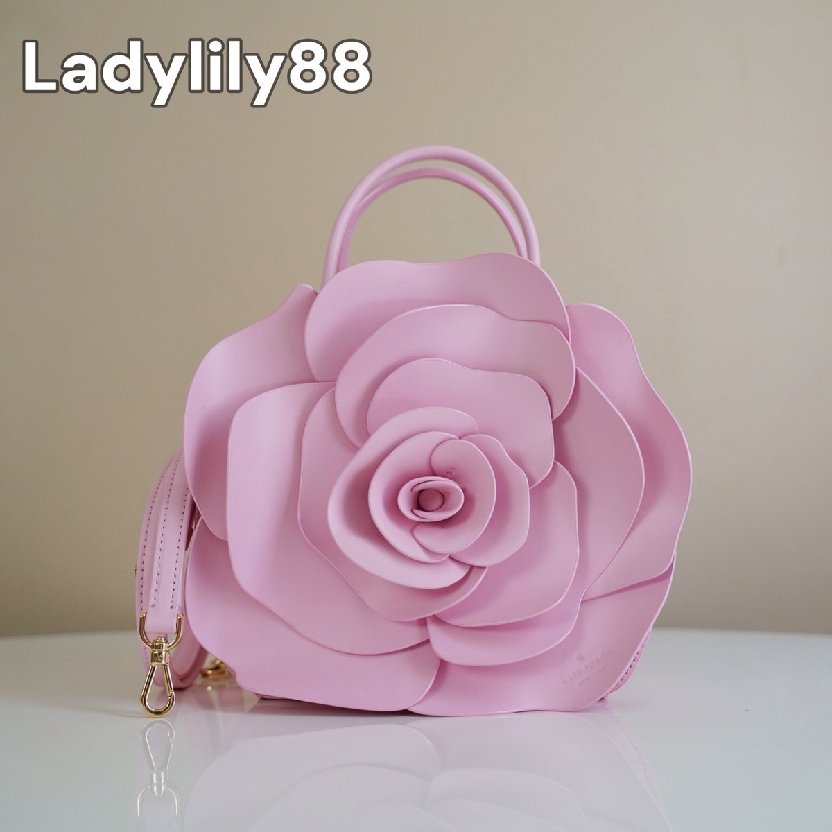 NWT Kate Spade KE577 KK969 Flora Rose 3D /Straw Crossbody | eBay