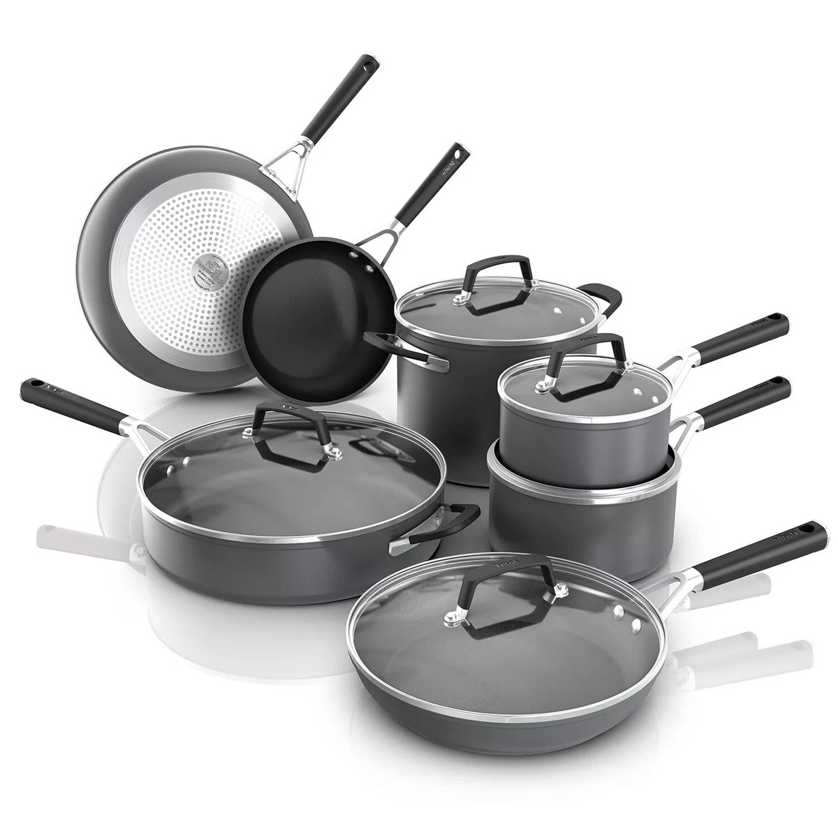 Ninja NeverStick Premium Cool Touch 14-Piece Cookware Set | eBay