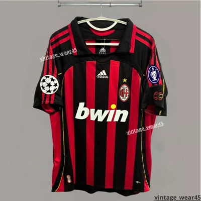 KAKA' #22 AC Milan Jersey 2006/2007 Short Sleeve Retro Vintage