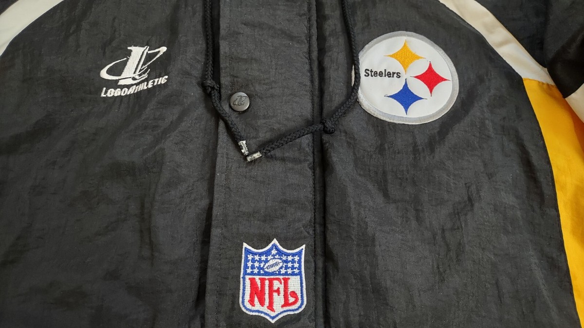 VINTAGE LOGO ATHLETIC PRO LINE PITTSBURGH STEELERS FULL ZIPP