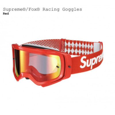 Supreme®/Fox® Racing Goggles Red | eBay