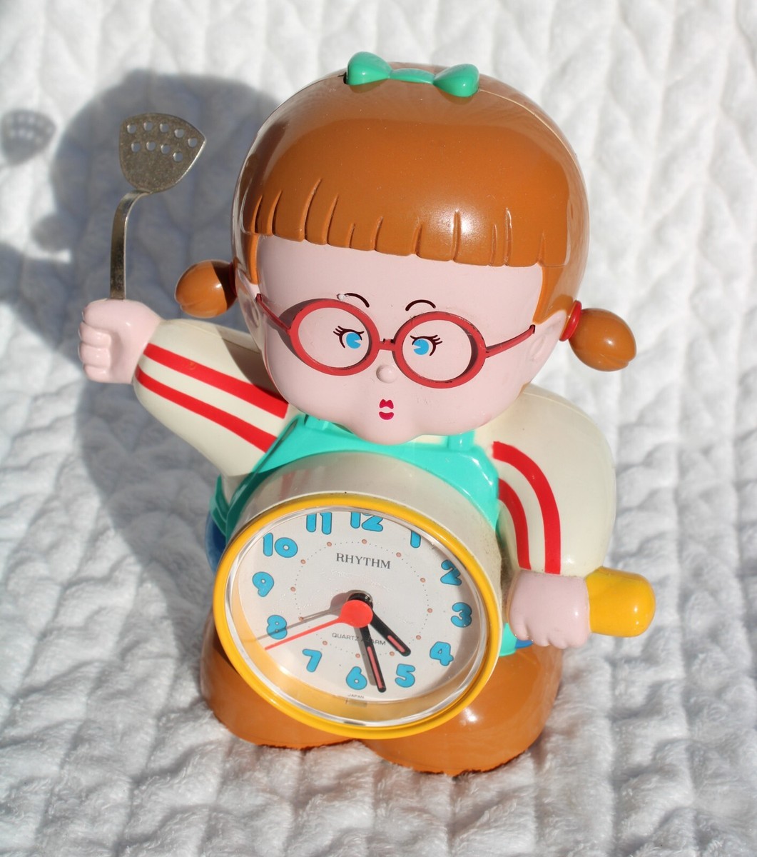 Vintage & working! Rhythm Citizen Japanese Talking Alarm Clock