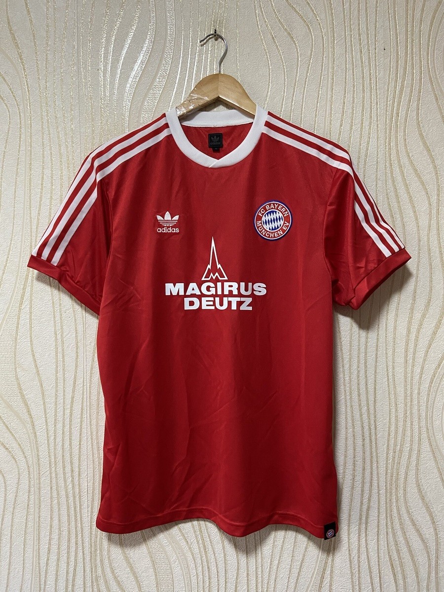 BAYERN MUNICH 80s HOME RETRO FOOTBALL SHIRT SOCCER JERSEY ADIDAS
