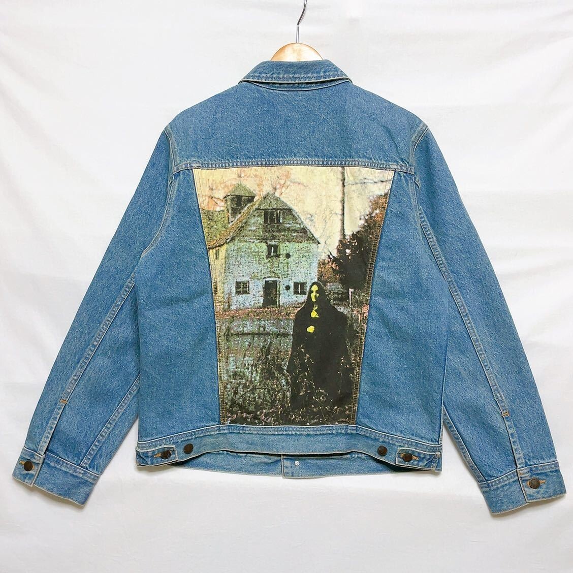 Supreme Black Sabbath Denim Trucker Jacket 16SS Washed Blue Size:M
