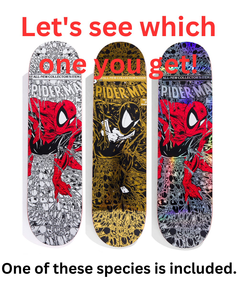ク*ド様 HUF THE AMAZING SPIDER-MAN スケートボードデ Amazing Spider