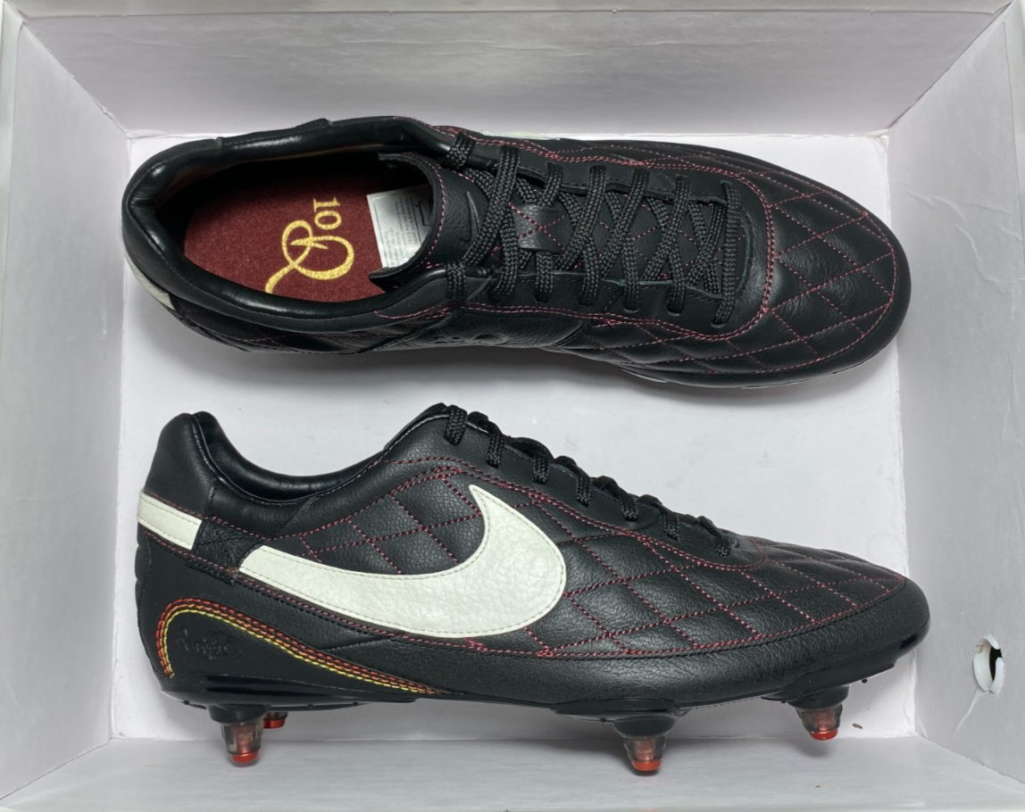 NEW 2008 Nike Tiempo DOIS PRO Legend R10 Ronaldinho Leather SG FG