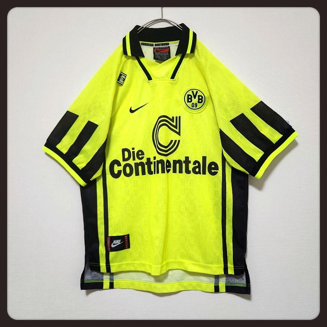MINT Borussia Dortmund 1996 97 M TRIKOT BVB Home Football Shirt