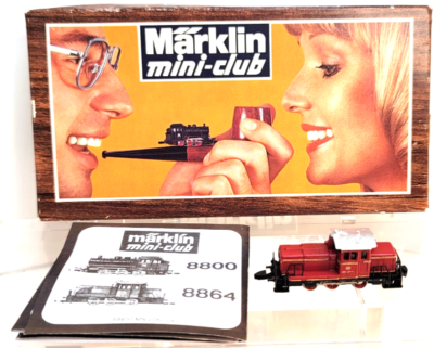 Z Scale Marklin Märklin Mini Club 8864 Diesel Switcher Locomotive