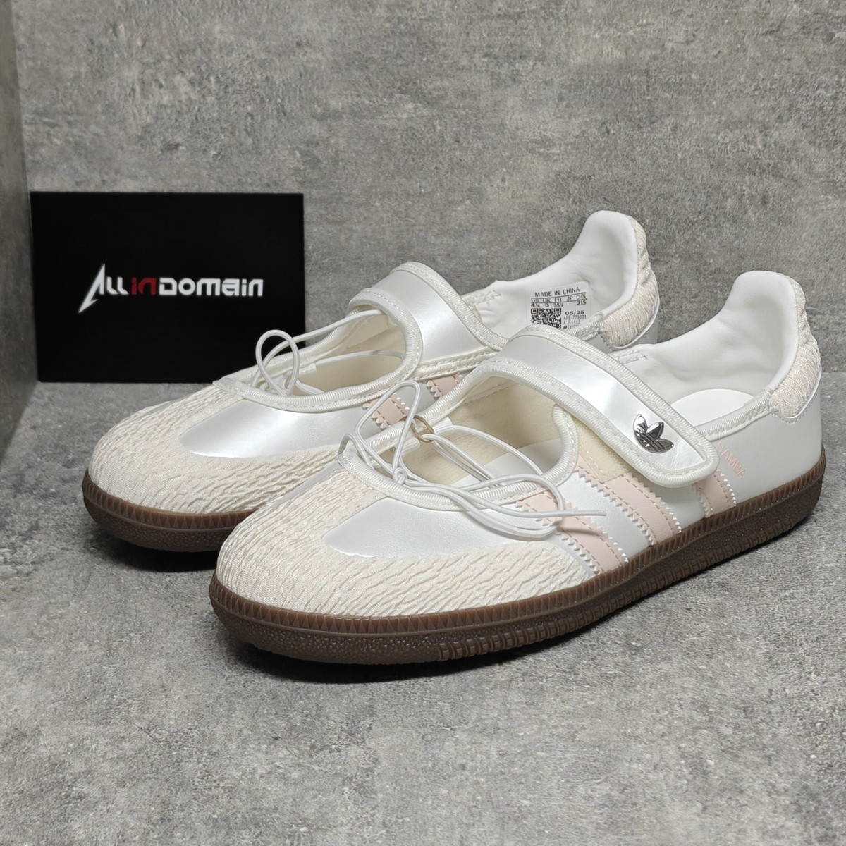 adidas Samba OG Mary Jane Cloud White JR4482 Women's Size | eBay