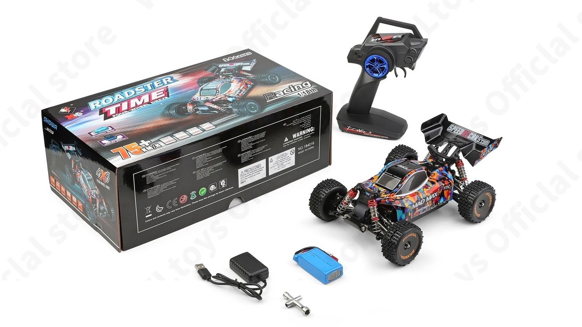 WLtoys 184016 1/18 BRUSHLESS 2.4G 4WD RC Car 75KM/H High Speed Off
