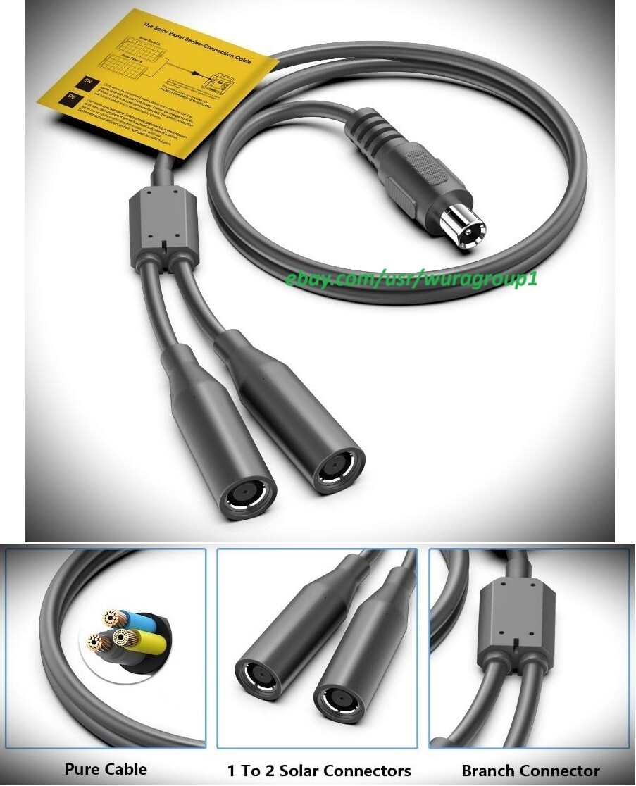 DC8020 Solar Series cable fits Jackery E1000 Pro-E3000 Pro