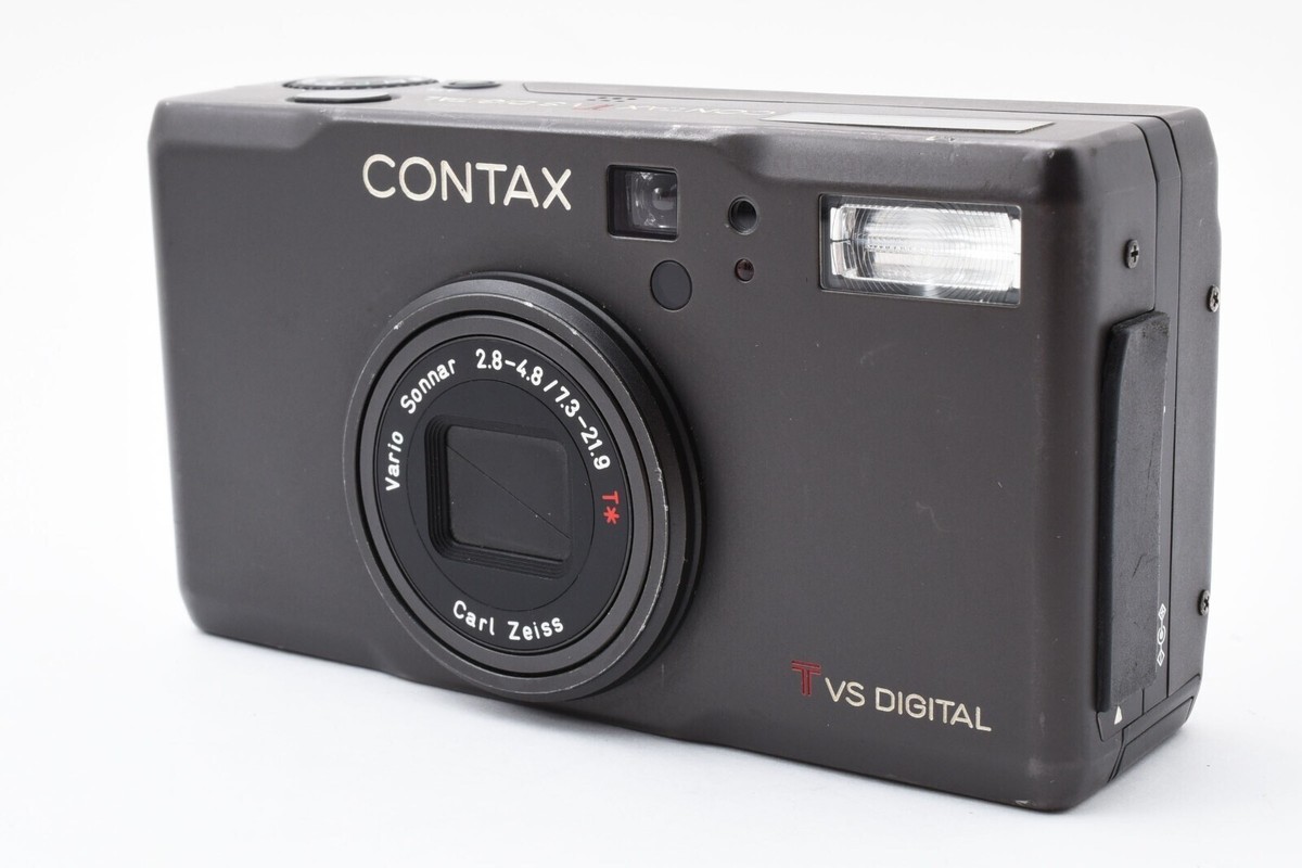 Contax TVS Digital ZIESS Black Titanium Compact Digital Camera w