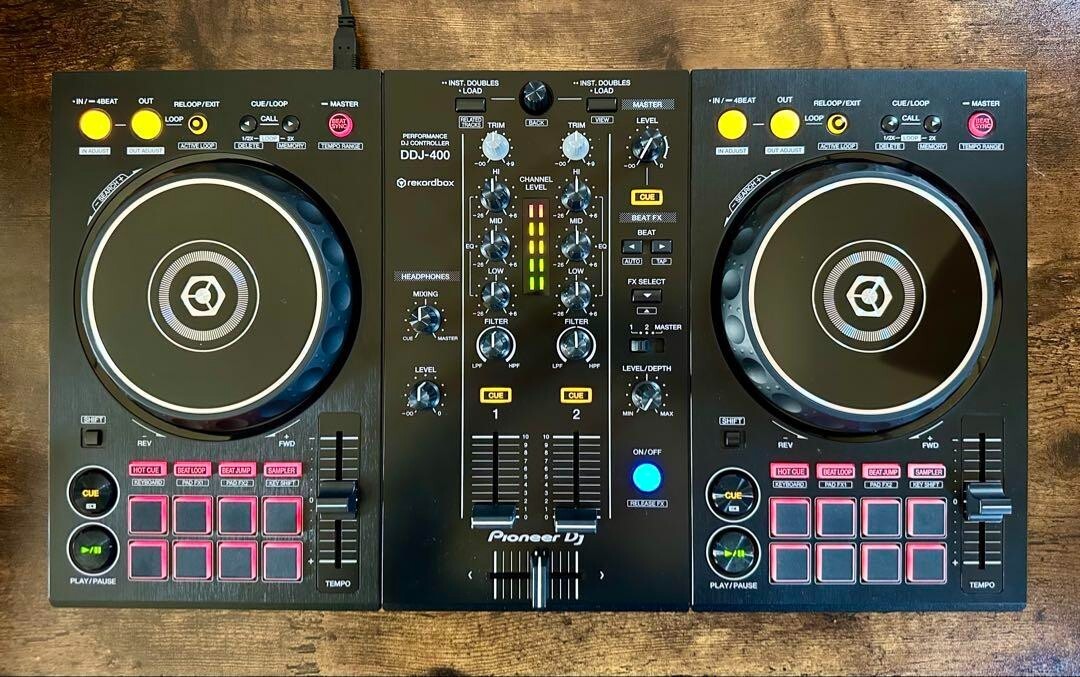 Pioneer DJ DDJ-400 2-Channel DJ Controller with USB Cable - Used