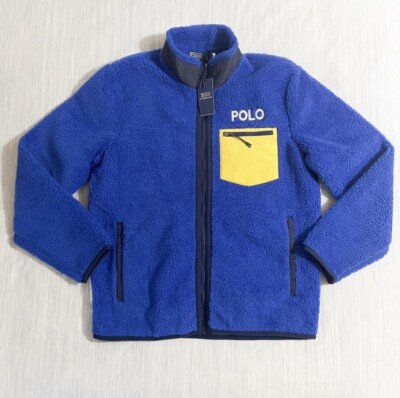 Polo Ralph Lauren Sun Valley Ski 92 Full Zip Sherpa Fleece Jacket