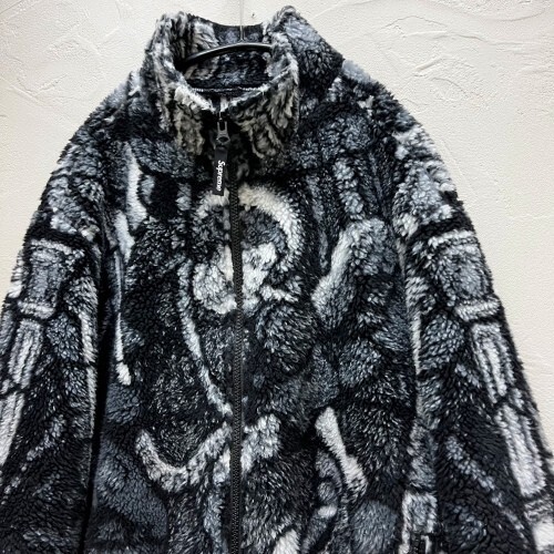 SUPREME Saint Michael Fleece Jacket - Color Black - Size S | eBay