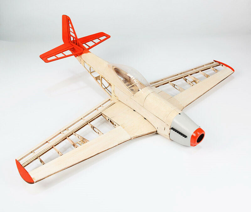 Upgraded RC Model P51 Laser Cut Plane Balsa Wood Airplane Kit