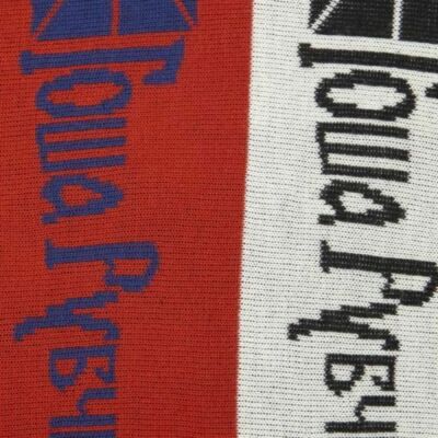 NEW Gosha Rubchinskiy Wool Acrylic Sweater sunrise Black Scarf