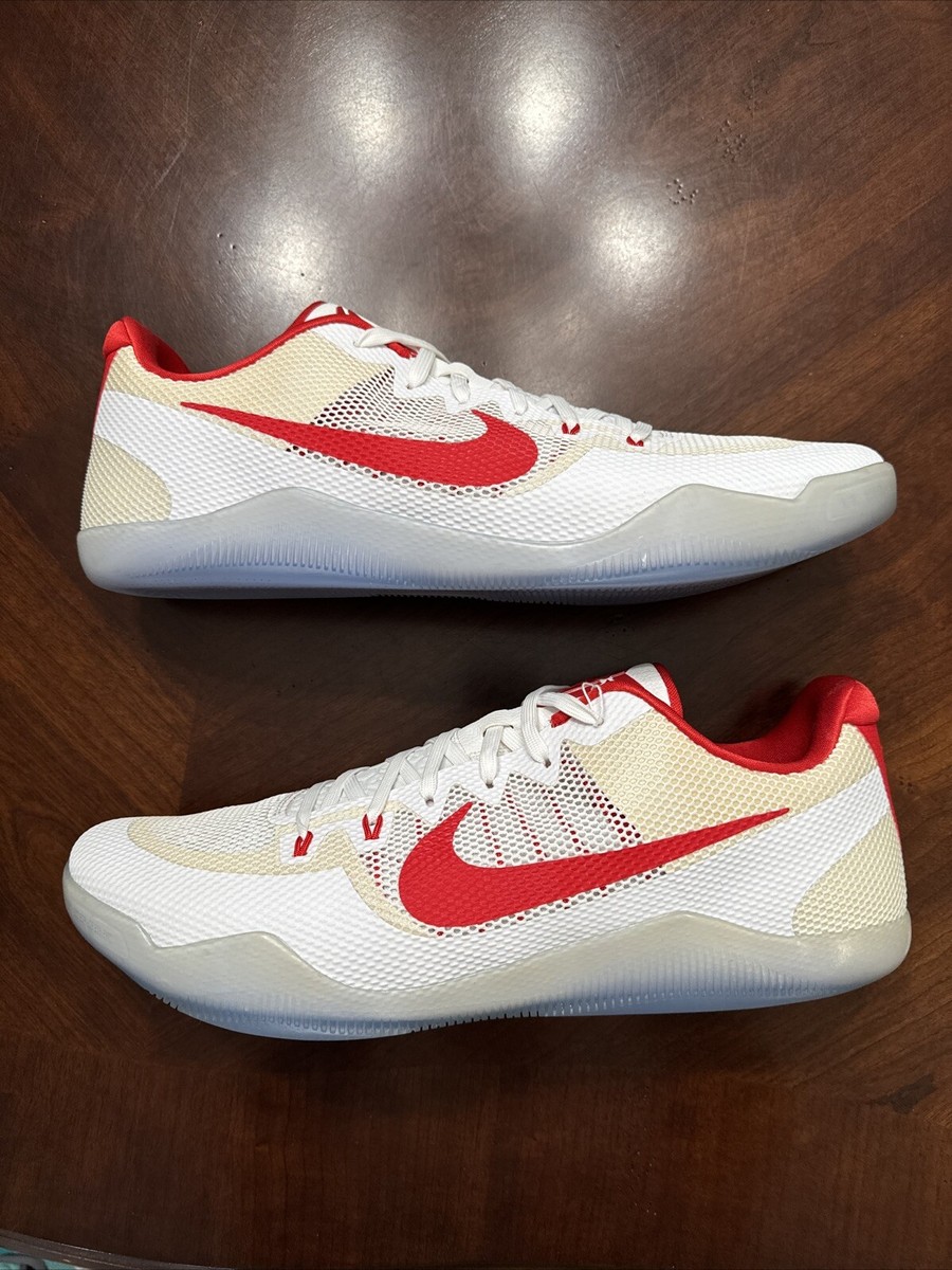 Nike Kobe 11 TB “White Gym Red” Men's Basketball Shoes Size 18