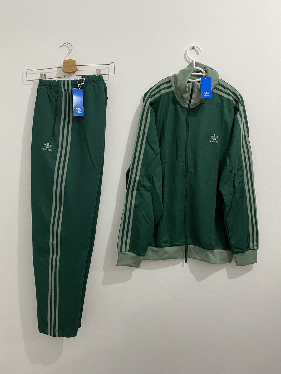 Adidas Originals Beckenbauer Tracksuit Collegiate Green Silver