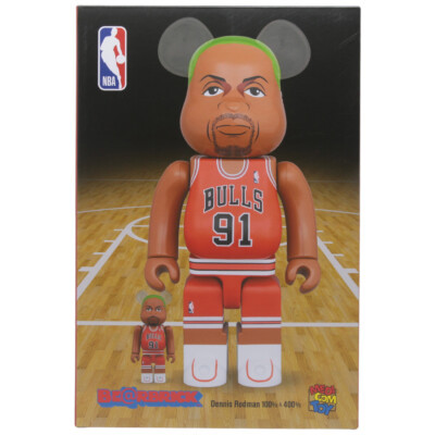 Medicom BE@RBRICK NBA Dennis Rodman 100% 400% Bearbrick Figure Set