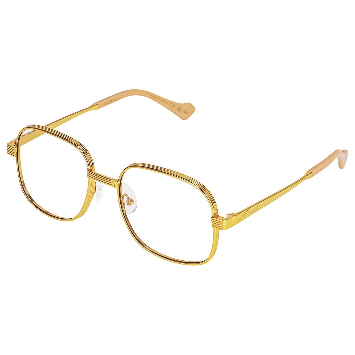 Gucci MEN Eyeglasses GG0788S GOLD-GOLD-YELLOW New | eBay