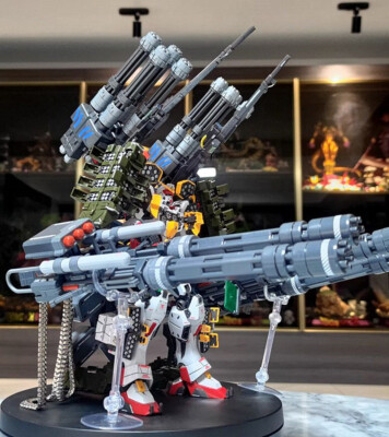 WZZX model GATLING GUNS Expansion Backpack for MG 1/100 Sazabi