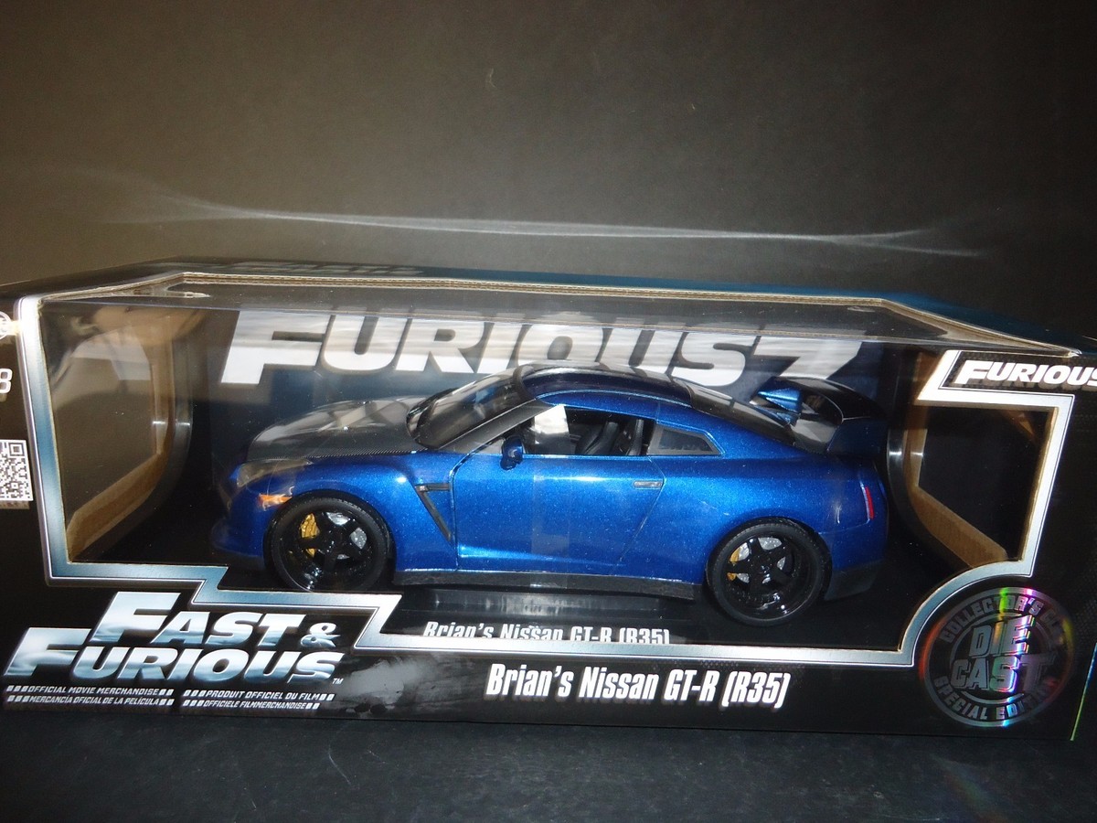 Jada Nissan GT-R R35 Brian's Car Fast and Furious 7 1/18 | eBay