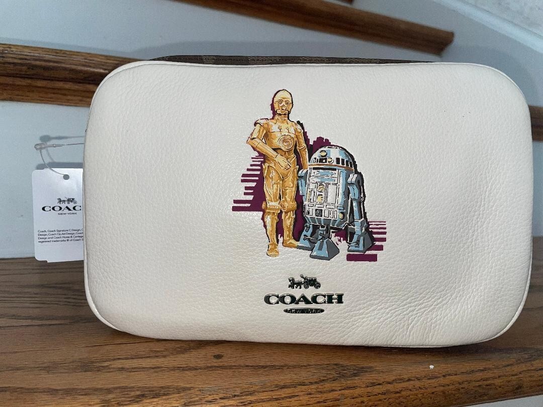 パンダ様】COACH スター・ウォーズ ポーチ ホワイト NWT Coach Star