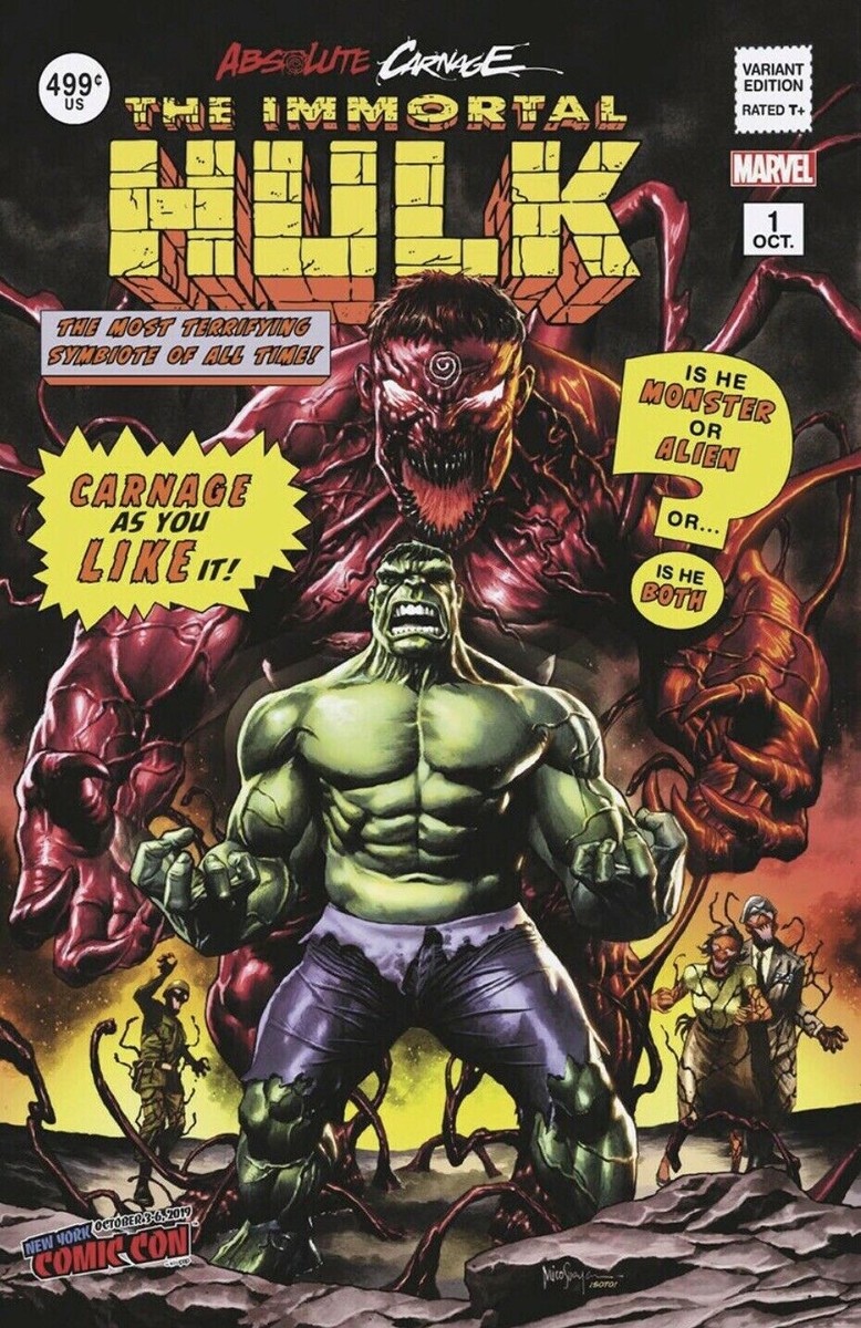 ABSOLUTE CARNAGE IMMORTAL HULK #1 NYCC 2019 SUAYAN VARIANT MARVEL