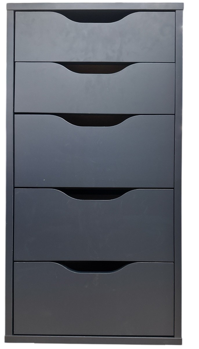 New IKEA ALEX Black-Blue Drawer Unit 36x70 cm (14 ⅛x27 ½