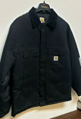 Carhartt C003-BLK Traditional Firm Duck Arctic Lined Coat | eBay