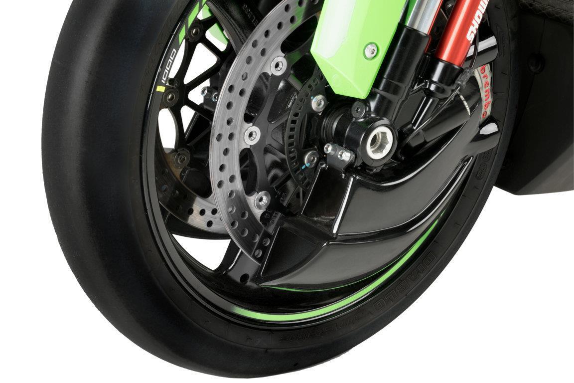 Puig Brake Ducts Air Scoops Cooler Gloss Black Kawasaki ZX-10R
