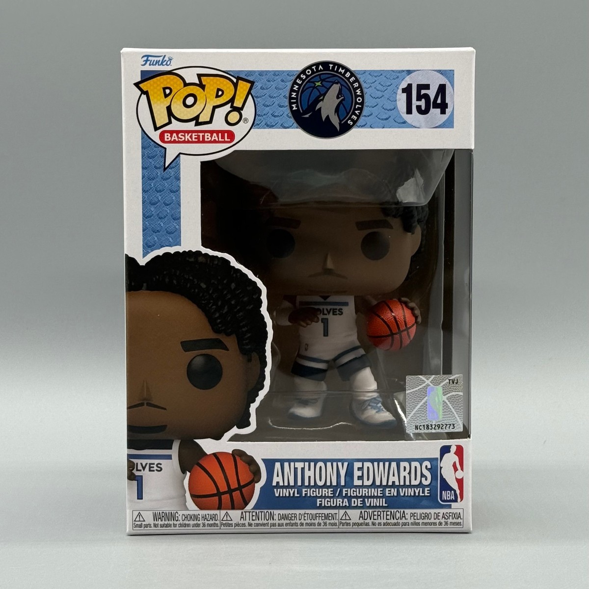 Anthony Edwards funko pop PSAサイン入り Anthony Edwards funko pop