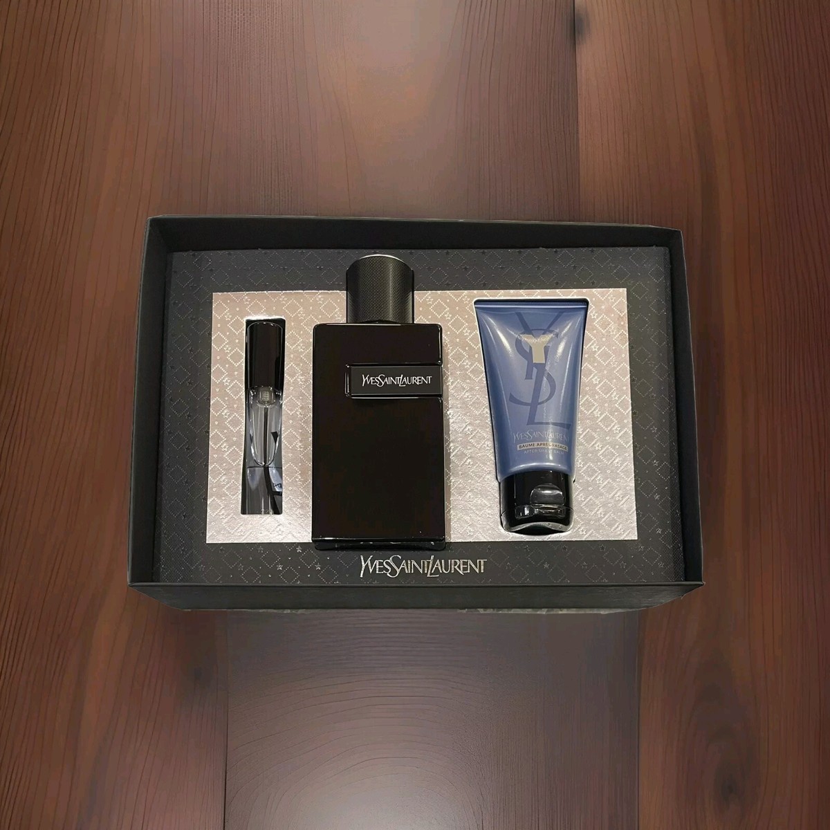 Y le parfum yves saint laurent gift set for Men (3.3 + .3 ) oz +