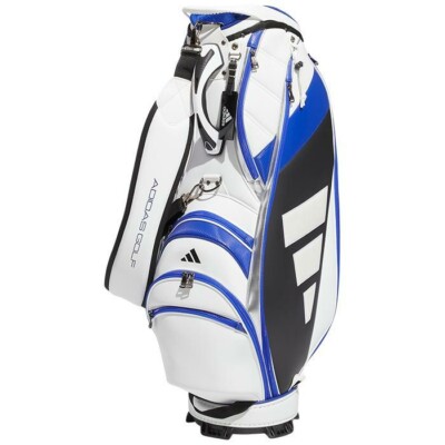 adidas men's performance logo caddy bag NMH90 HT6817 white/blue