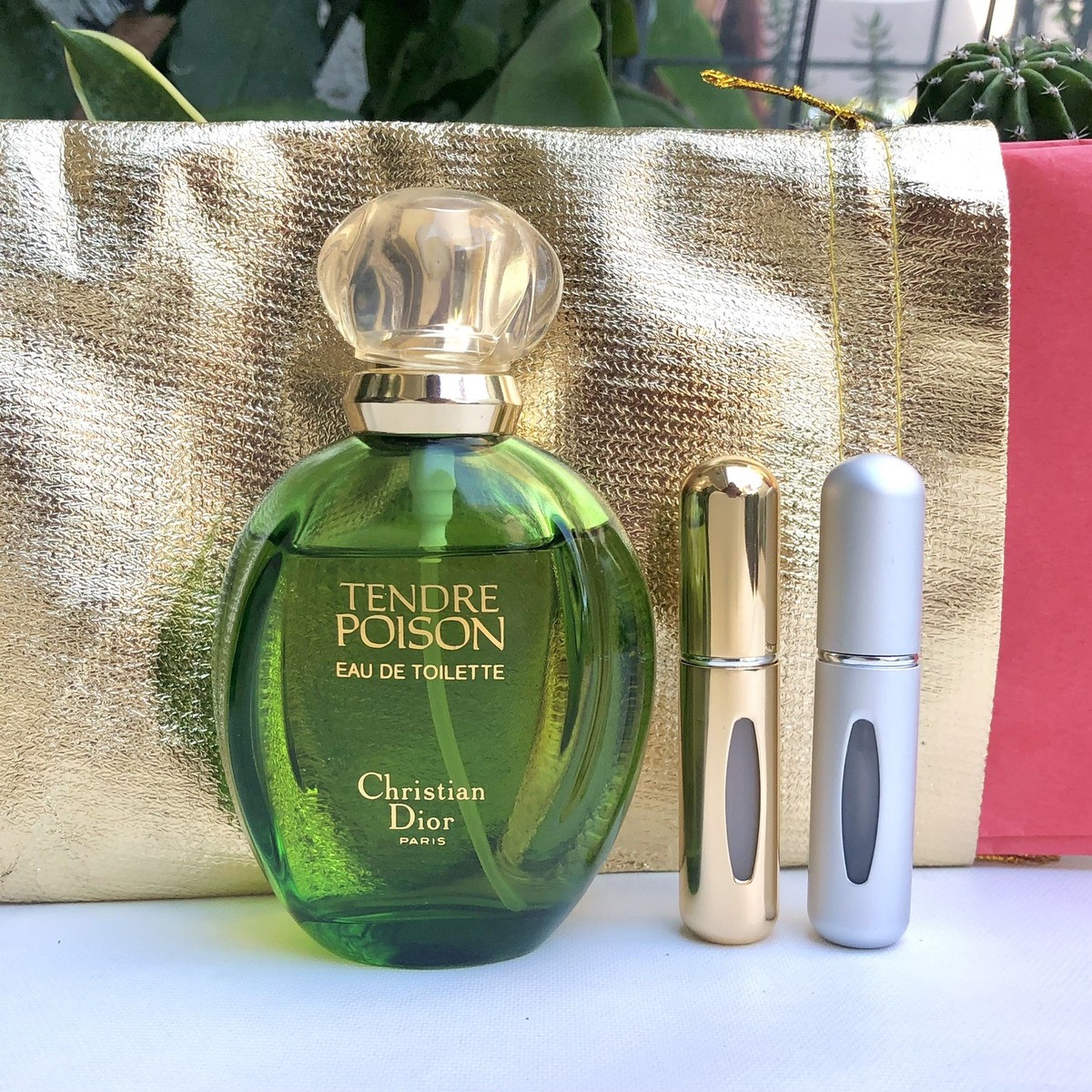 💝90s Vintage TENDRE POISON Christian Dior EDT 3.4oz Perfume Spray