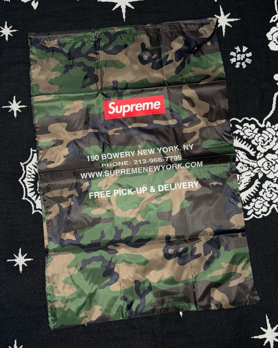 はるか様 新品未使用supreme CinchBag Woodland Camo Supreme Cinch