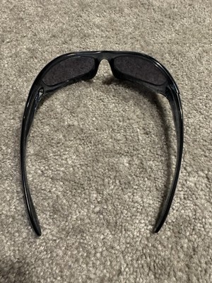 Vintage Y2K Oakley Monster Dog Sunglasses Crystal Clear Blue