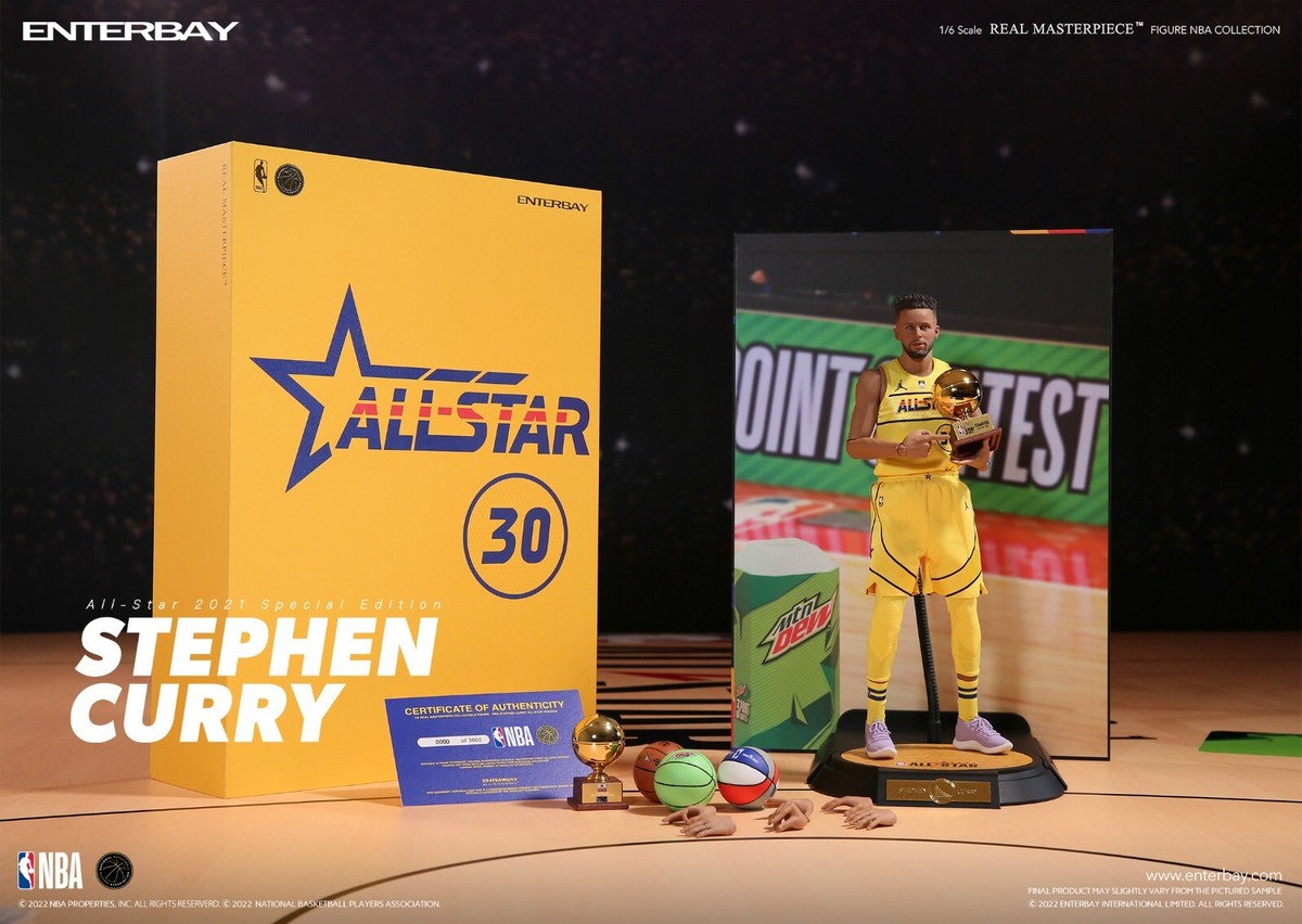 ENTERBAY NBA STEPHEN CURRY 1/6 FIGURE ALL-STAR 2021 SPECIAL