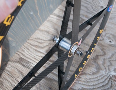 Vintage Spinergy Rev X 700c RoadBike WHEELS Carbon Fiber Rims