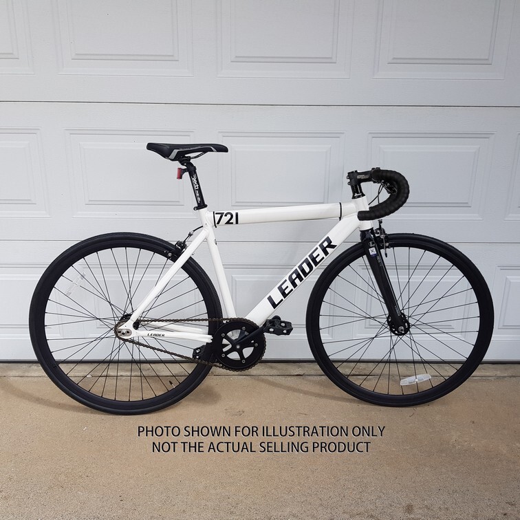Leader 721 2014 Complete Bike 48cm Matte Black With Flip/Flop+I806