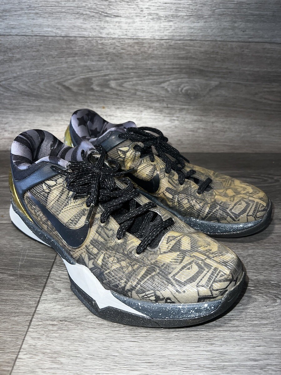 RARE🔥KOBE VII 7 PRELUDE GRAY/GOLD/BLACK LONDON OLYMPICS NIB DS Sz