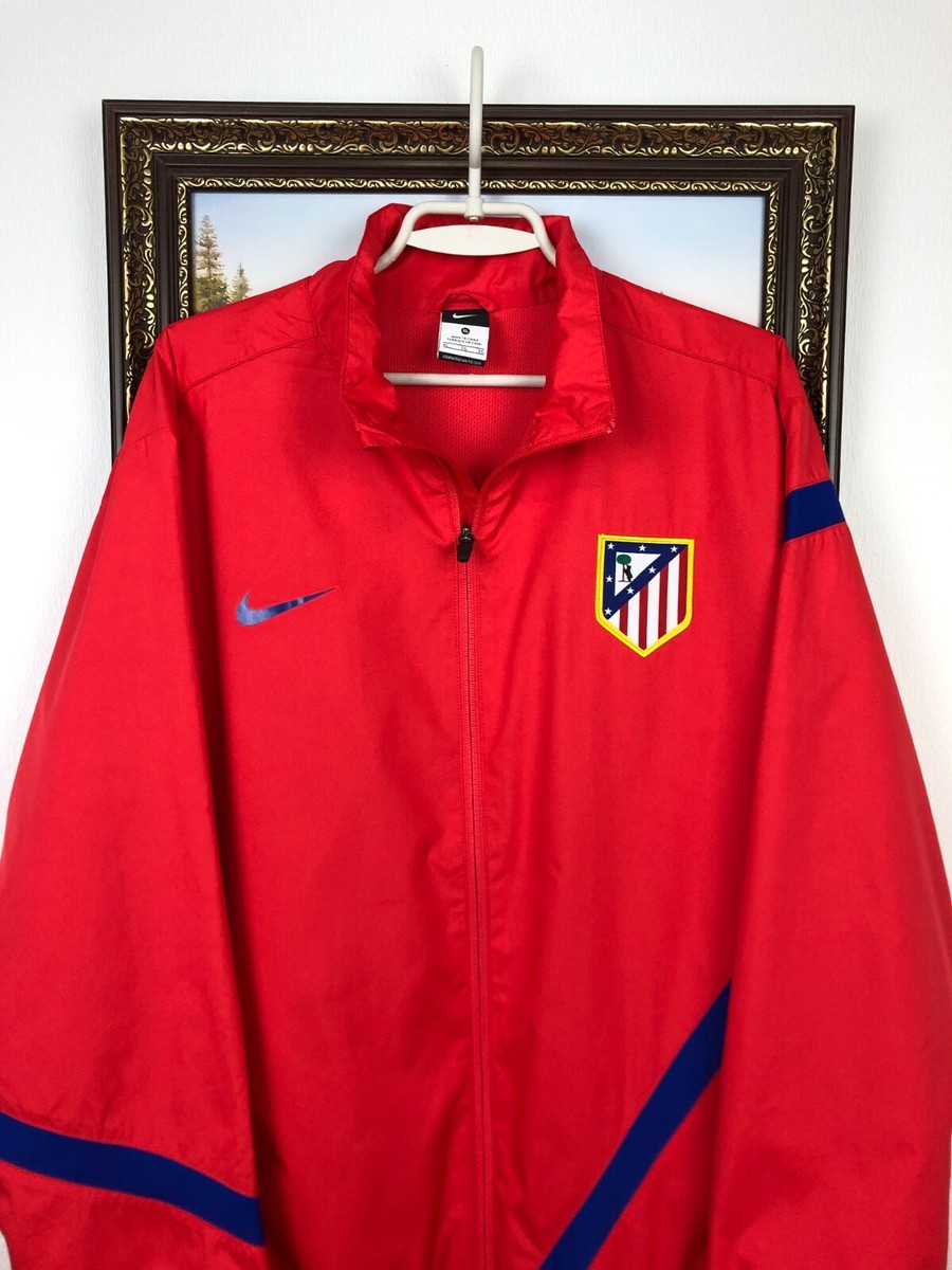 Vintage Nike Atletico Madrid Football Suit Soccer Set Jacket Pants