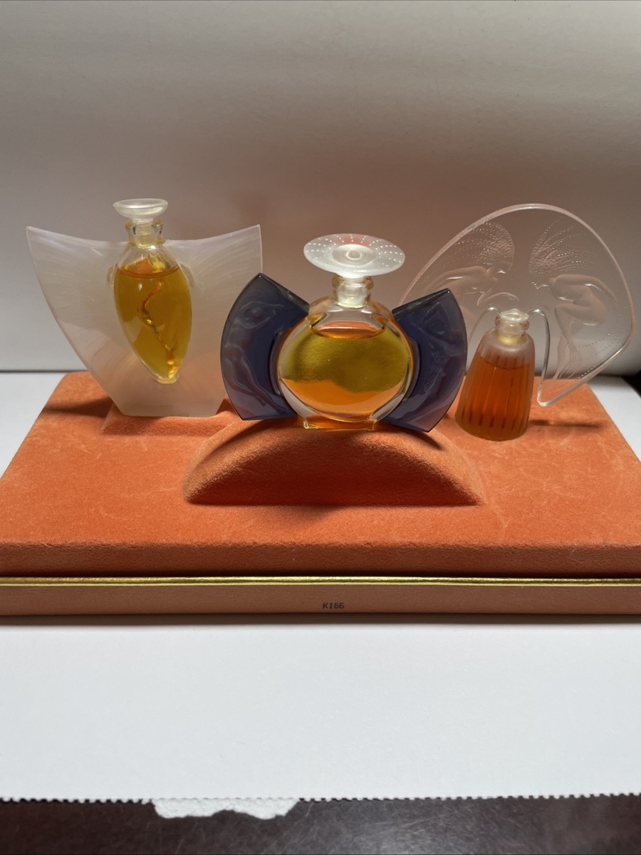 LALIQUE Les Flacons Collection Miniatures Parfume 1998 1999 2000