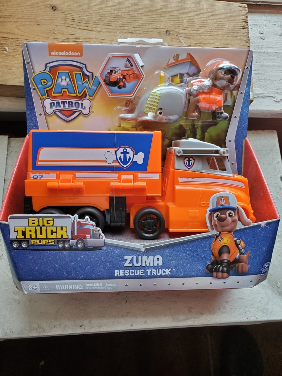 PAW Patrol, Big Truck Pup's Zuma Transforming Toy Trucks with