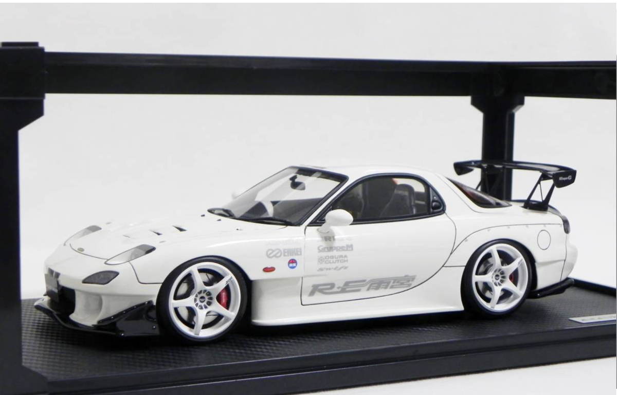 SUPER RARE* Ignition Model 1/18 MAZDA RX-7 FD3S RE Amemiya White