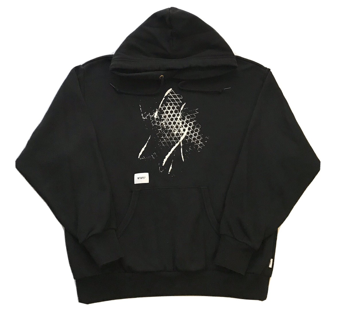 WTAPS X Vans Sweatshirt Black Hoody Size M / L Pullover Raglan